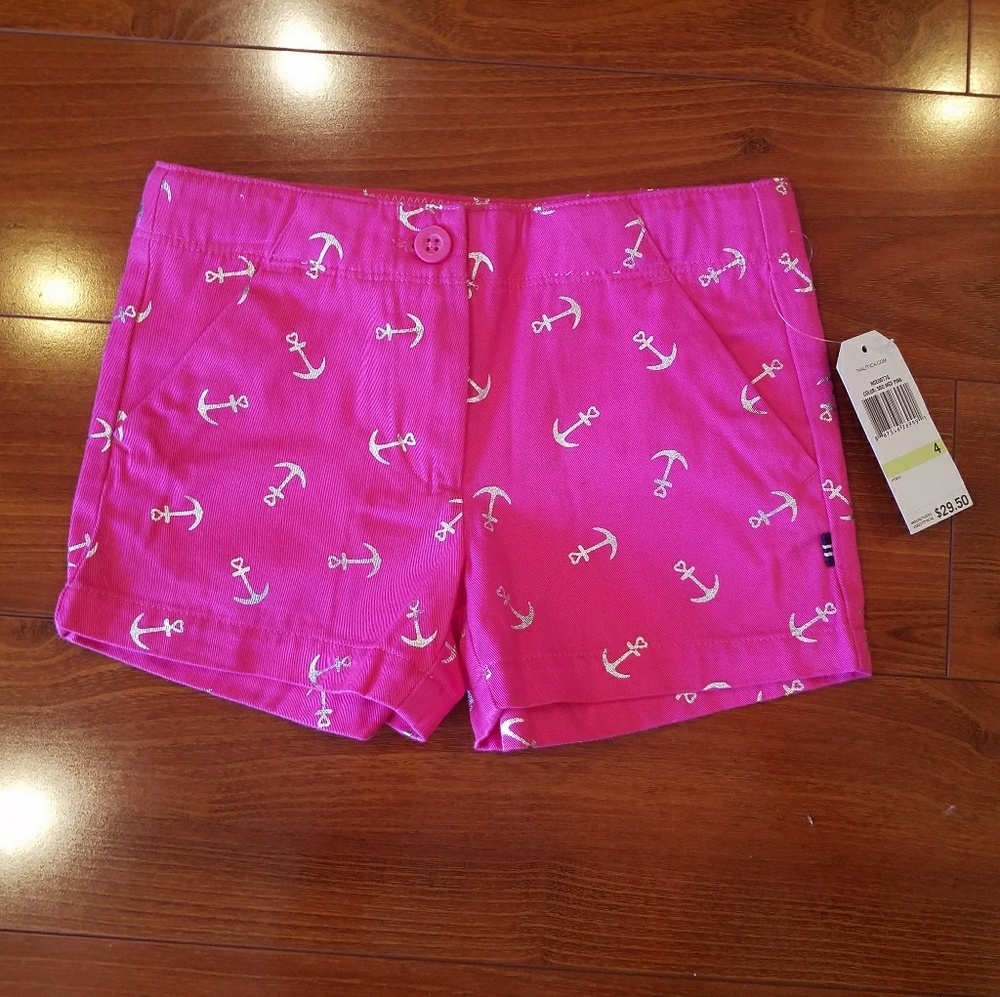 Nautica Pink Shorts Anchor 6